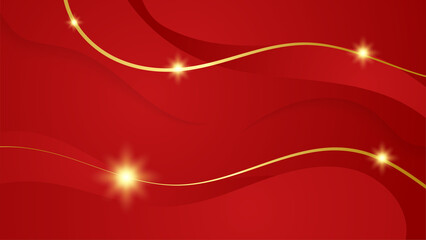Abstract red and gold background