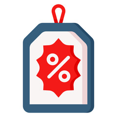 Discount Tag flat icon. Can be used for digital product, presentation, print design and more.