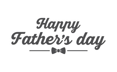 Happy father's day lettering design. Holiday dad celebration.