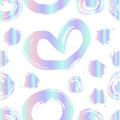 laser Abstract shapes Grunge  texture seamless pattern Hand drawn various shapes and doodles.