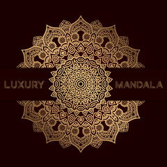 luxury mandala design or mandala vector premium file
