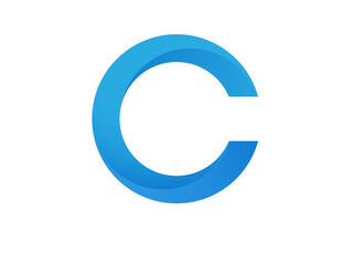 Modern C letter vector logo design