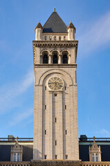 Old Post Office and Clock Tower in Washington, D.C., USA.