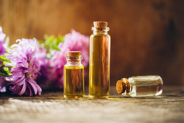 essential oil and lavender