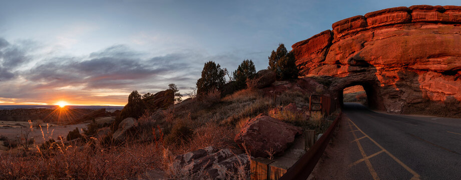 On the way to Red Rocks Amphitheater, near Denver Colorado
