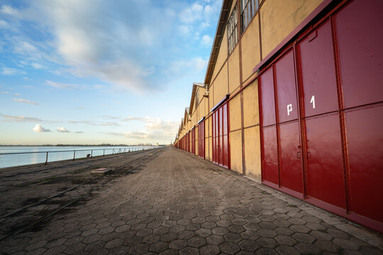 Warehouses of Maua Pier (Cais Maua) - Porto Alegre, Rio Grande do Sul, Brazil