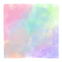 Colorful pastel watercolor sky texture background.