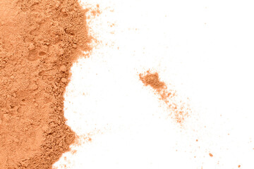 cocoa powder isolated