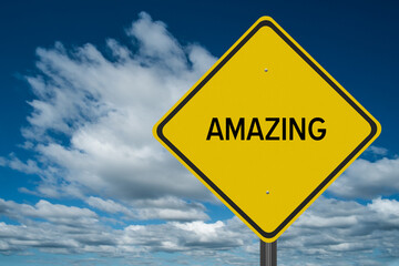 Amazing text for motivation concept on path to success.