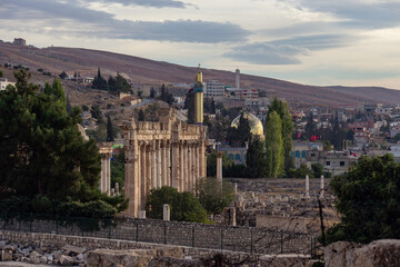 Sayyida Khawla Mosque in the center of Baakbek town, Lebanon