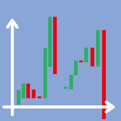 Candlestick Falling Acceleration Chart icon with 700 bonus bitcoin mining and blockchain design elements. Vector illustration style is flat iconic symbols designed for crypto currency software.