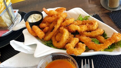 fried shrimp and calamari
