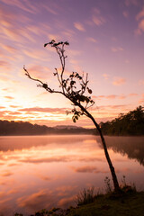 Obraz na płótnie Canvas Brazilian Sunrise Very beautiful, the sunsets in brazilian savannah has many colors.