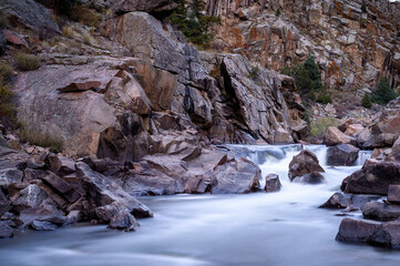 Among the cascades of the Poudre River