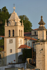 Fototapeta na wymiar view of cathedral of Leiria, Portugal