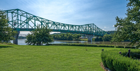 Bartow Jones Bridge also known as the Kanawha River Bridge is a through truss bridge over the ...
