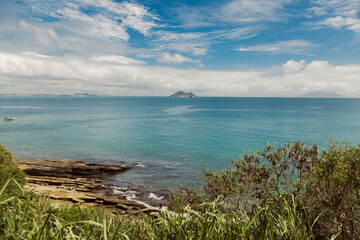 view of the sea from the sea
