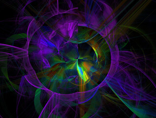 Imaginatory fractal abstract background Image