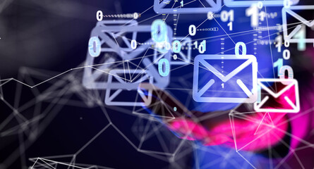 mail communication support contact concept service