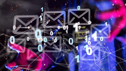 mail communication support contact concept service