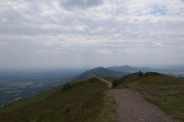 a view of the Malvern hills near Worcestershire beacon 