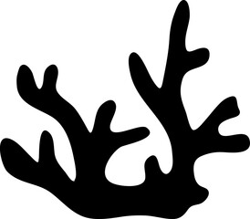 Obraz premium Black Coral lIllustration