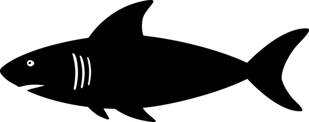 Black Shark Animal lIllustration