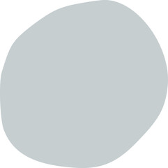 Pale Blue Circle Shape 2 Element