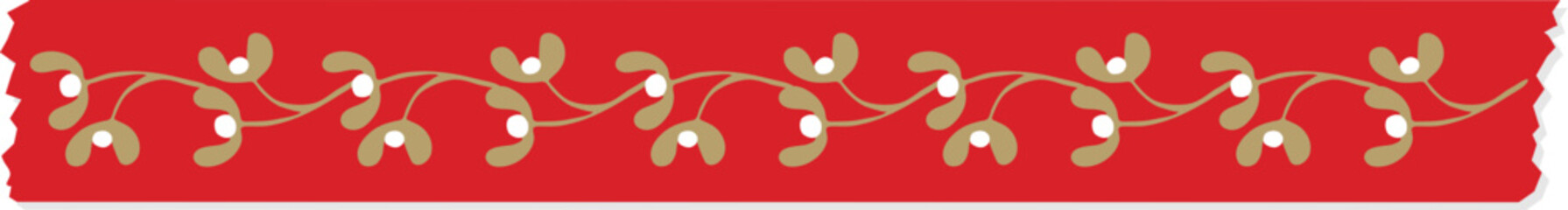 Red Tape Mistletoe Illustration