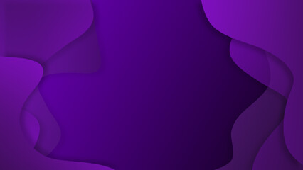 Waves gradient abstract background on the left and right of velvet violet purple colors of 2022 year concept with smooth movement and copy space