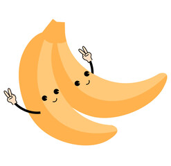 Cartoon banana illustration