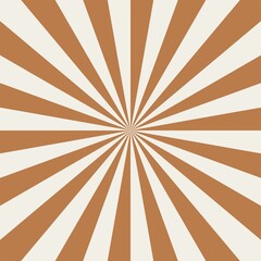 brown sunburst vector abstract background, wallpaper, illustration.