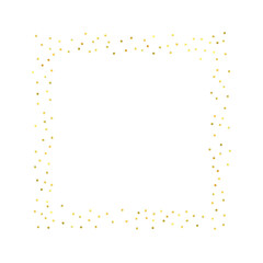 Fototapeta na wymiar Overlay glitter golden Confetti.