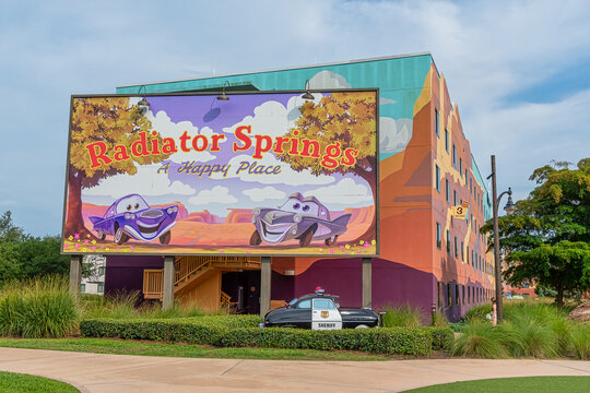 Views of the character theming at Disney`s Art of Animation Resort