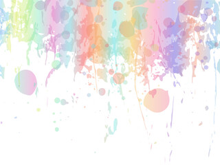 Vector Brush Stroke Overlay. Abstract Fluid Splash. Gradient Paintbrush. Sale Banner Brushstroke. Violet Purple Watercolor Textured Background. Isolated Splash on White Backdrop.