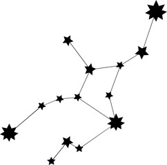 Virgo zodiac constellation