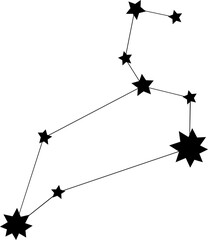 Leo zodiac constellation © Tartila
