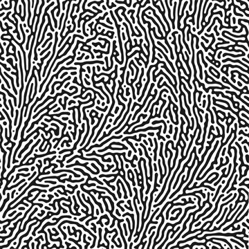 Biological reaction diffusion seamless organic pattern