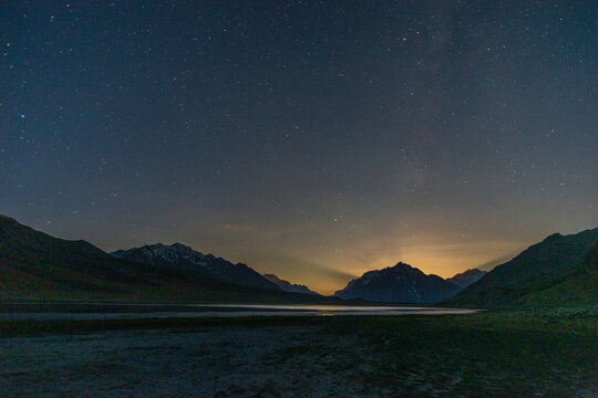 Milkyway in the mountains of Hindukush, Pakistan