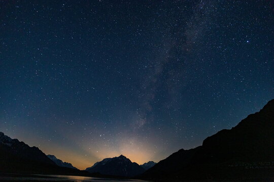 Milkyway in the mountains of Hindukush, Pakistan