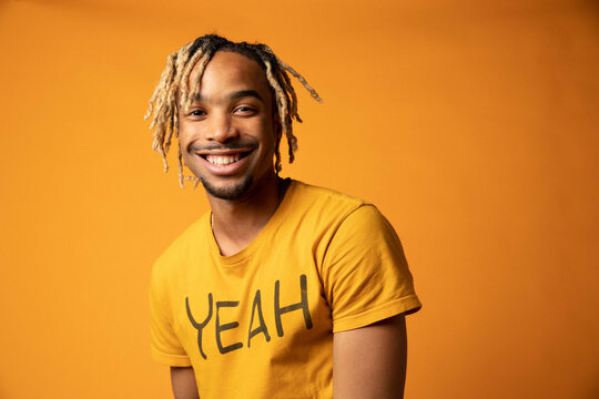 Causal Teen Wears Motivational Shirt