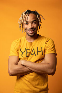 Young Man Wears Motivational Shirt