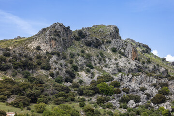 Sierra de Grazalema national park, mountains in Cadiz, Andalusia, Spain.