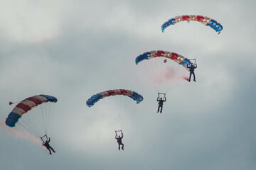 paraglider in the sky