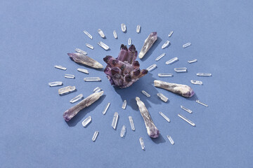 Healing quartz gemstones