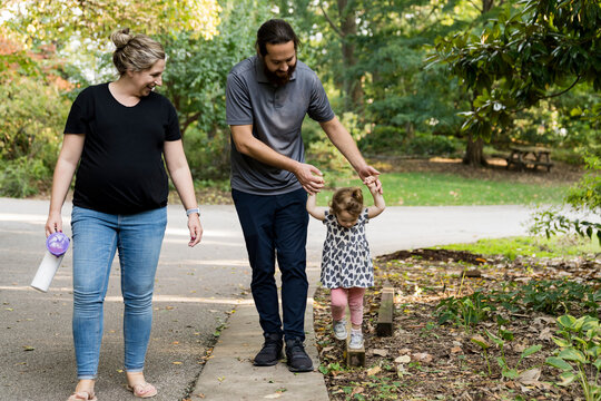 Day in the life of a family of three with one on the way