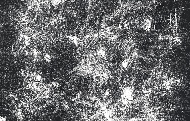 Dark Messy Dust Overlay Distress Background. Easy To Create Abstract Dotted, Scratched, Vintage Effect With Noise And Grain 