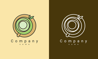 tea logo vector template 