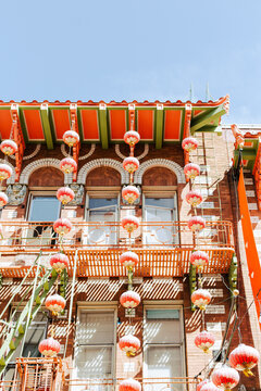 Building Facade in San Francisco's Chinatown