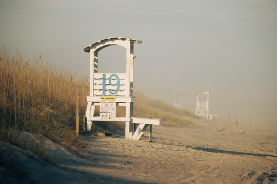 Foggy Beach Morning